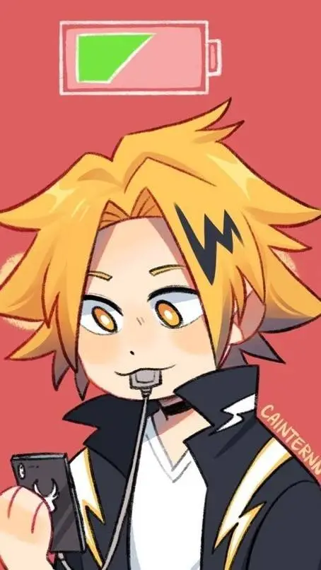ai character: Denki cheer outfit background