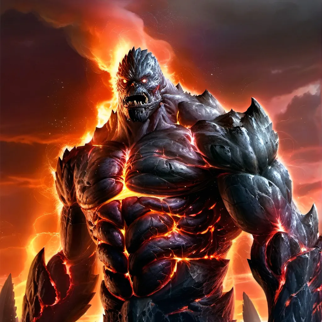 chat with ai character: Lava monster 