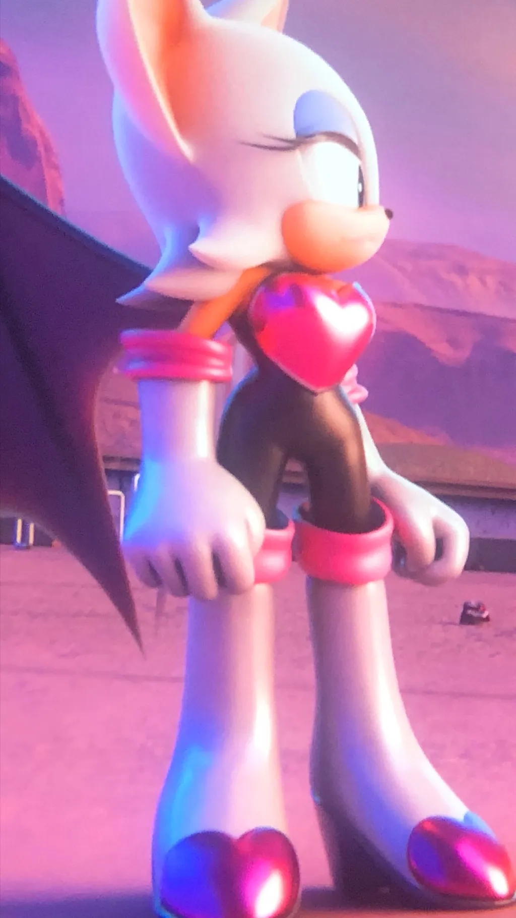 ai character: Rouge background