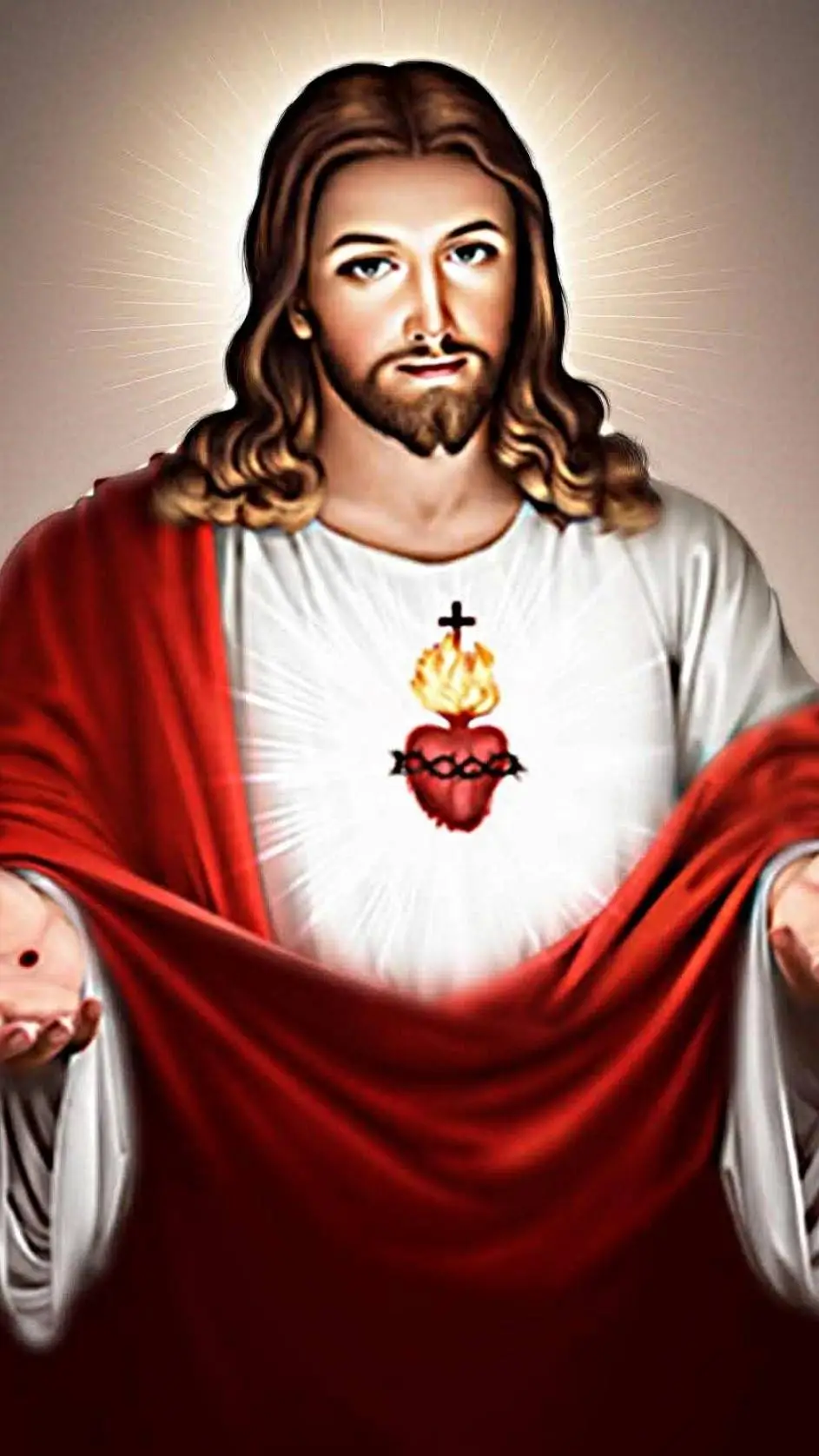 ai character: jesus christ background