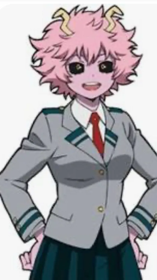 ai character: Mina ashido/UA background