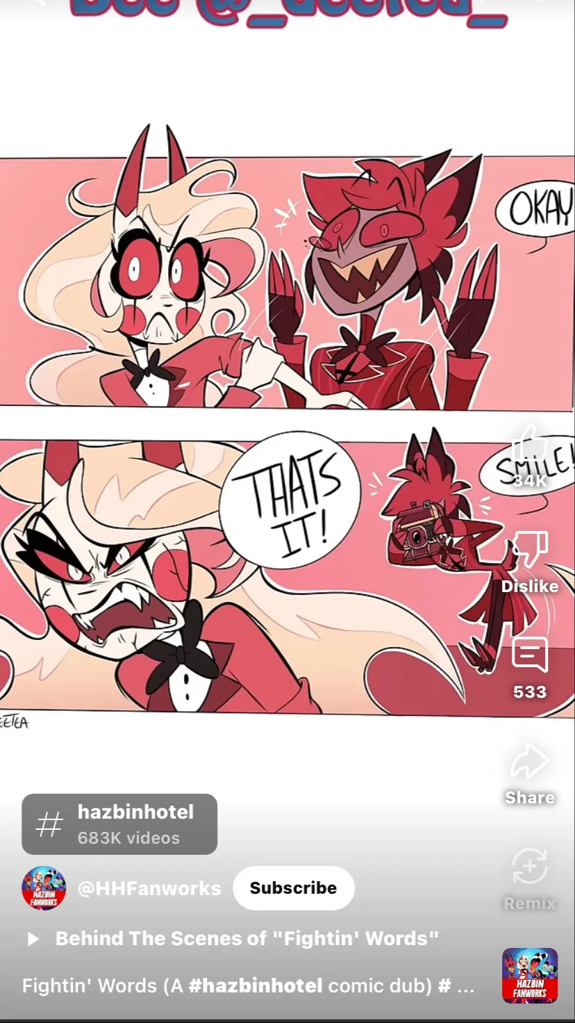 ai character: Hazbin hotel background