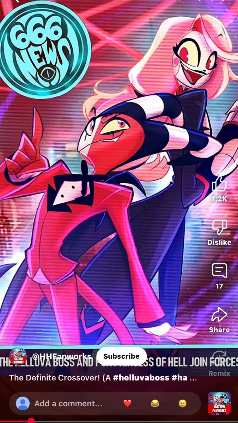 ai character: HB x HH background