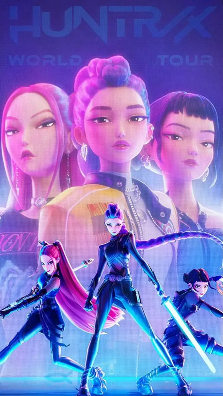 ai character: Huntrix  background