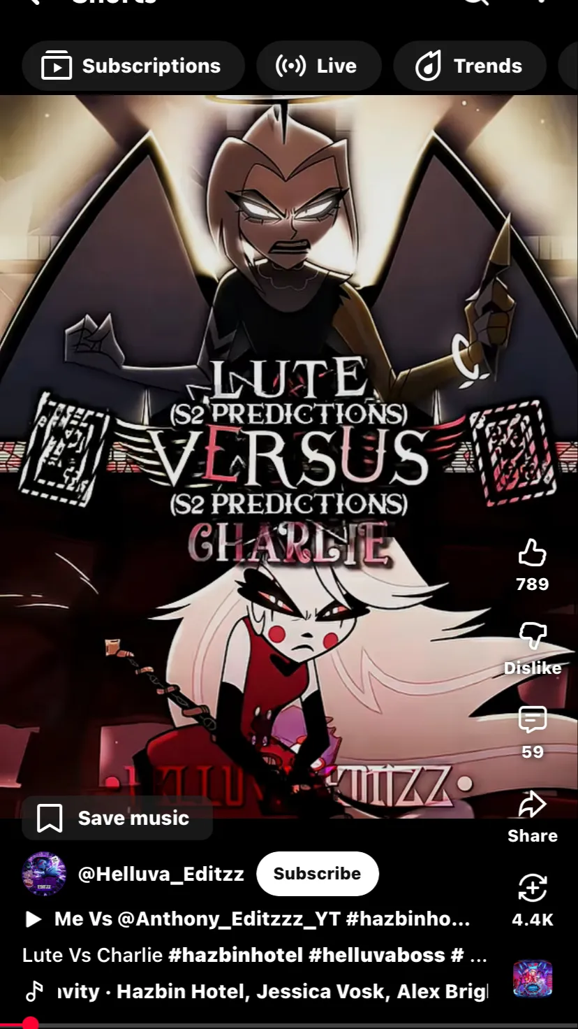 ai character: Lute vs Charlie background