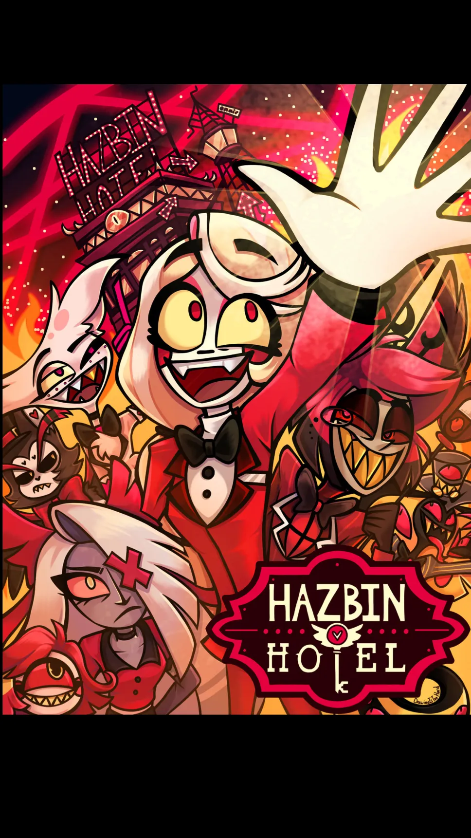 ai character: Hazbin hotel background