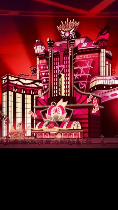 ai character: Hazbin hotel background