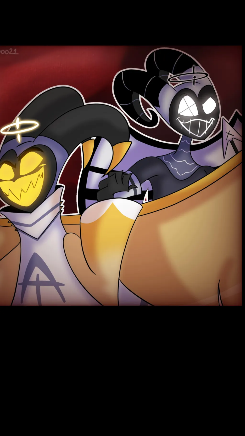 ai character: Adam x lute  background