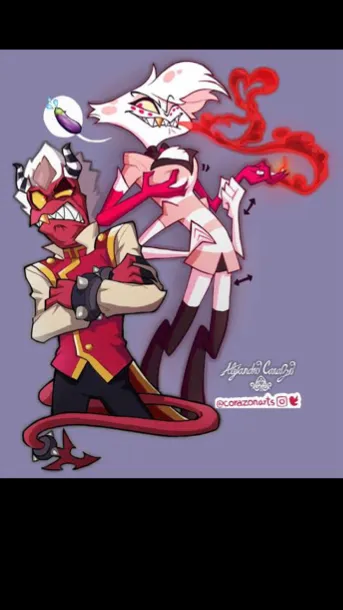 ai character: AlessandAngel dust background