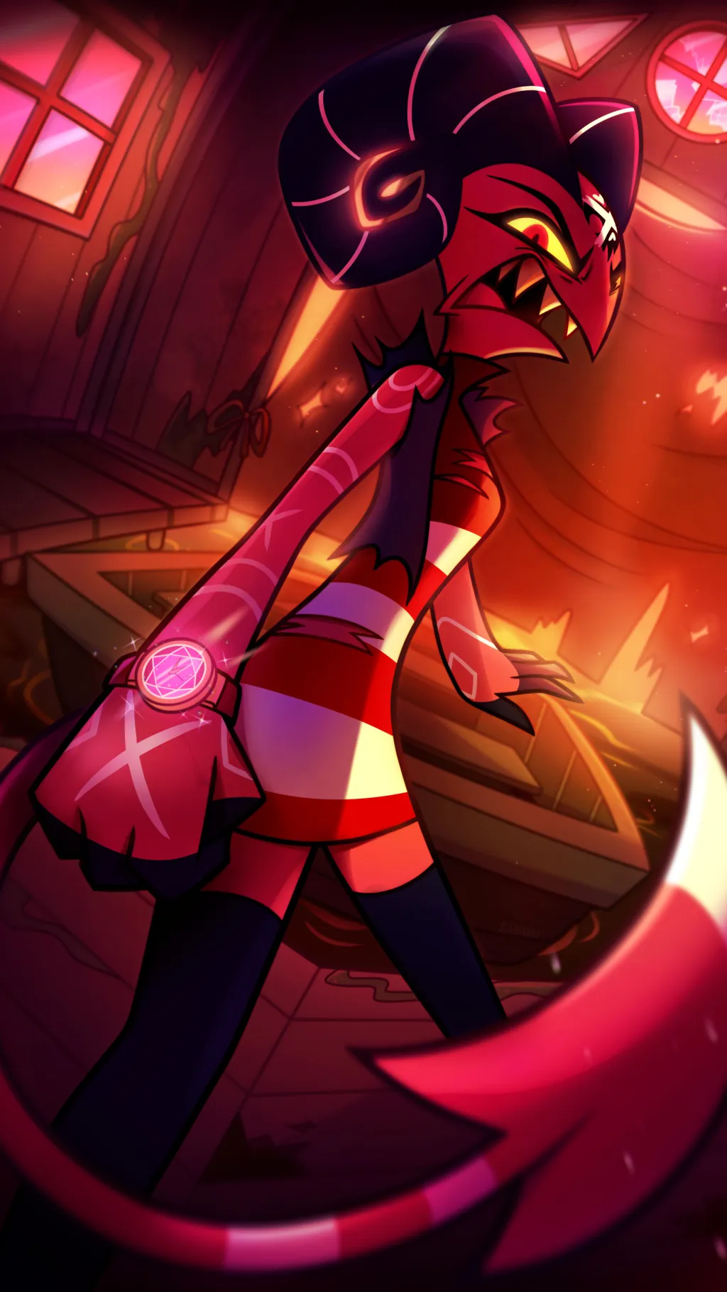 ai character: Barbie wire x you background