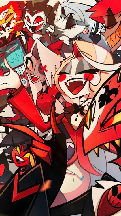 ai character: Helluva/hazbin background