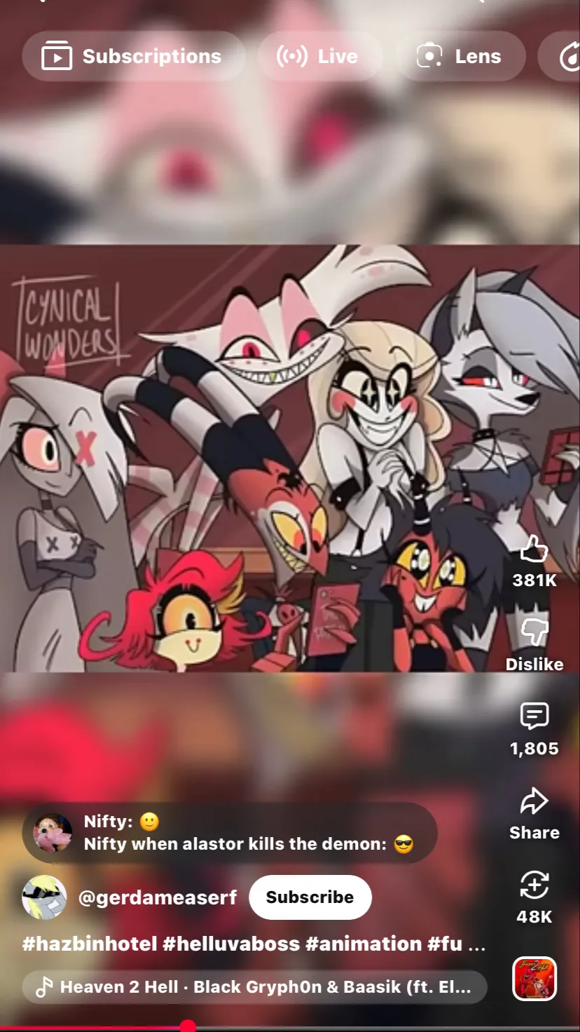 ai character: HB x HH background