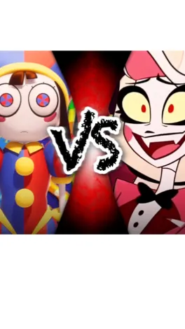 ai character: Charlie vs Pomni  background
