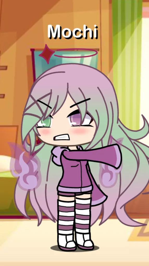 ai character: Mochi background