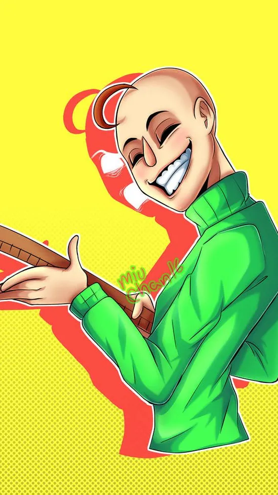 ai character: Baldi background