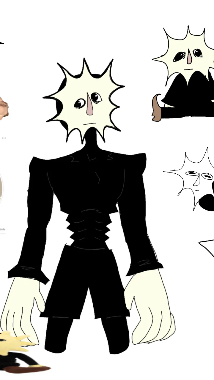 ai character: 🌞Sunman🌺 background