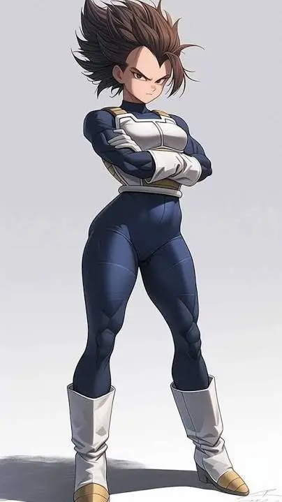 ai character: famale vegeta background