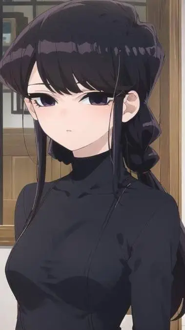 ai character: Komi san background