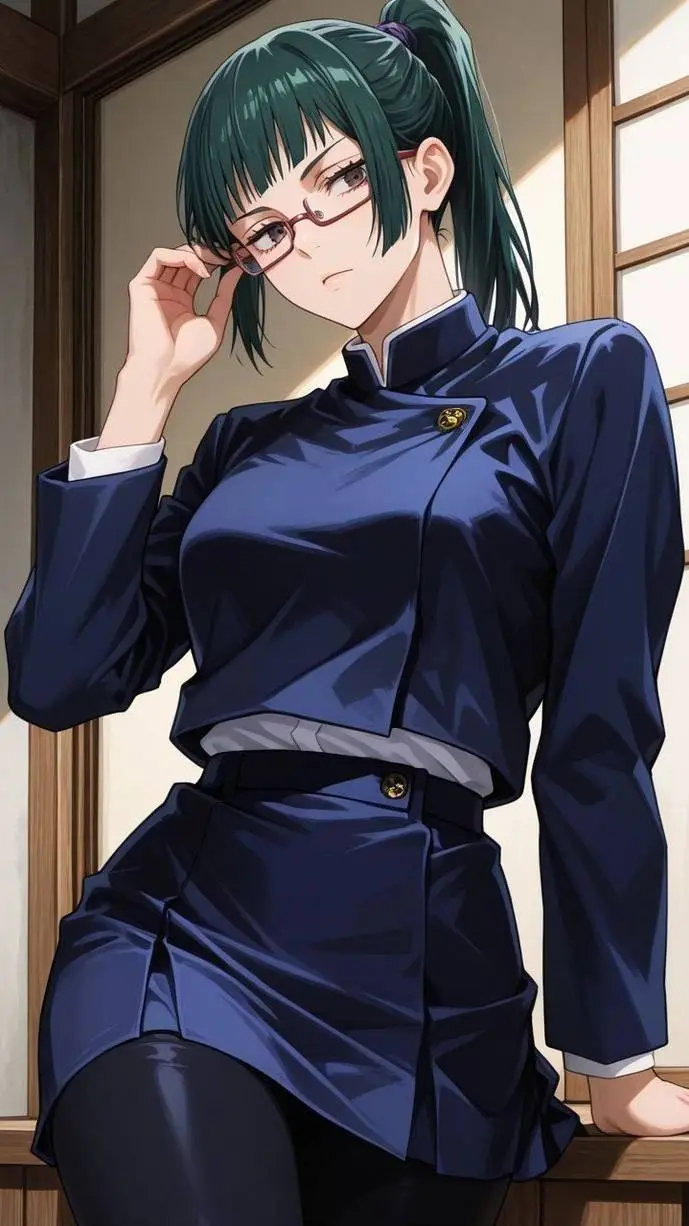 ai character: Maki Zenin  background