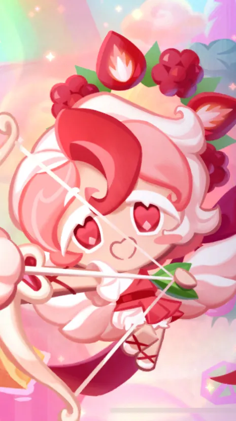 ai character: Pavlova cookie background