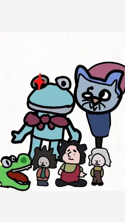 ai character: fnwf  background