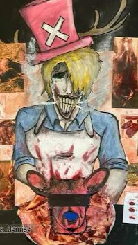 ai character: OP Horror AU background