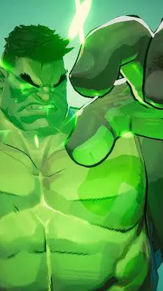 ai character: Incredible Hulk background