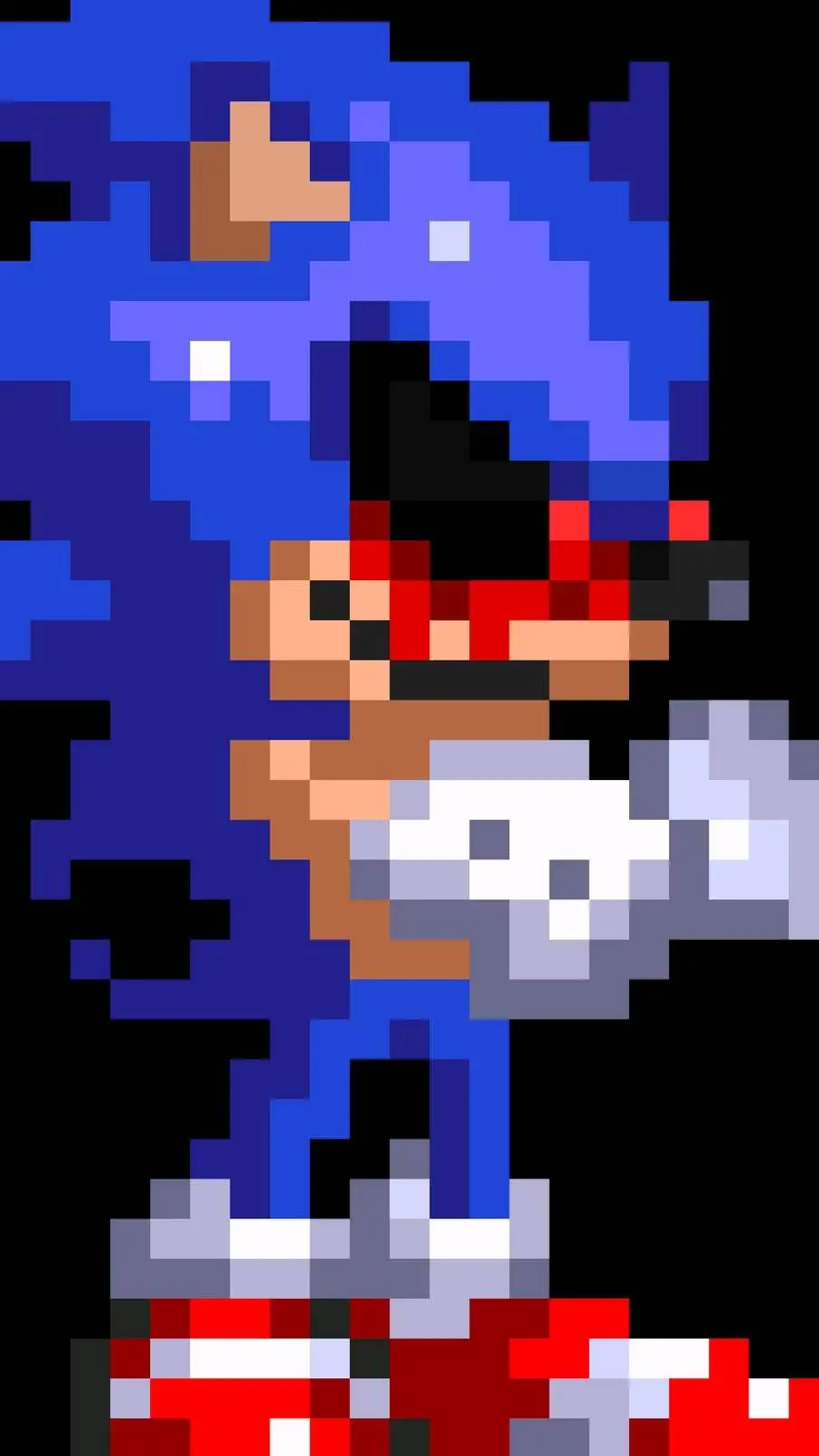 ai character: classic sonic.exe background