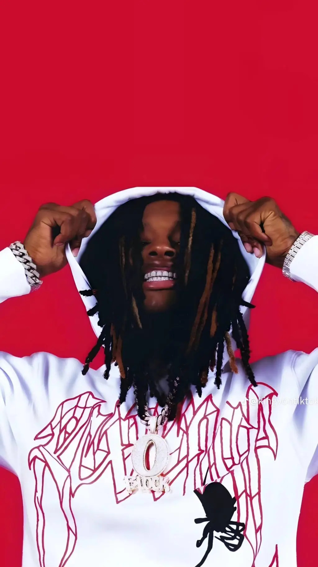 ai character: King Von  background