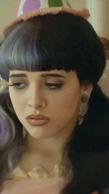 ai character: Melanie martinez  background