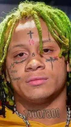 ai character: Trippie redd  background