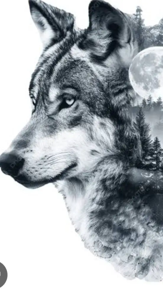 ai character: were wolf  background