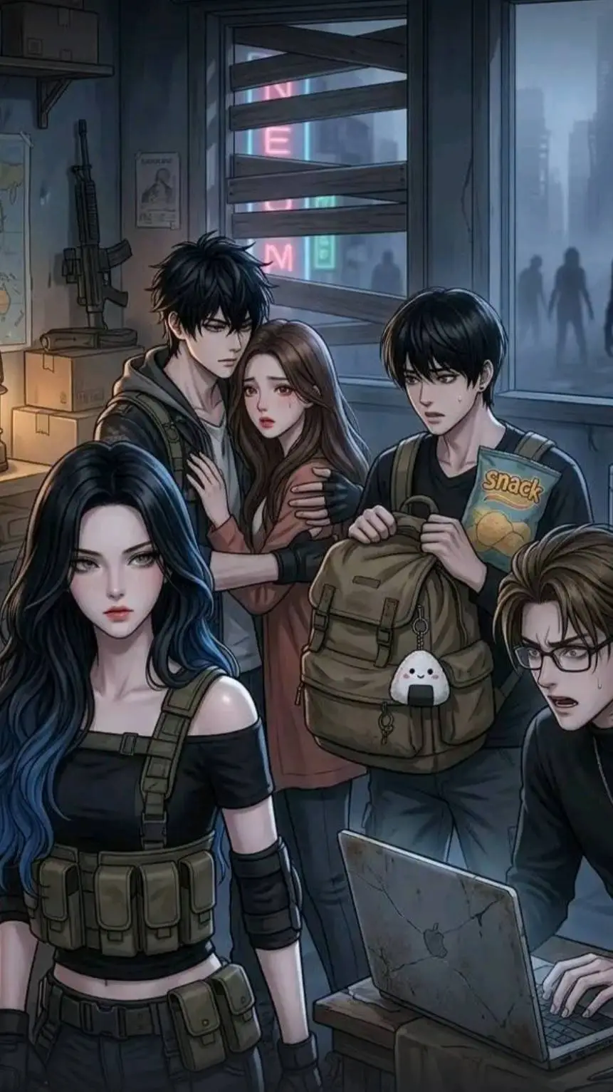 ai character: zombie apocalypse  background