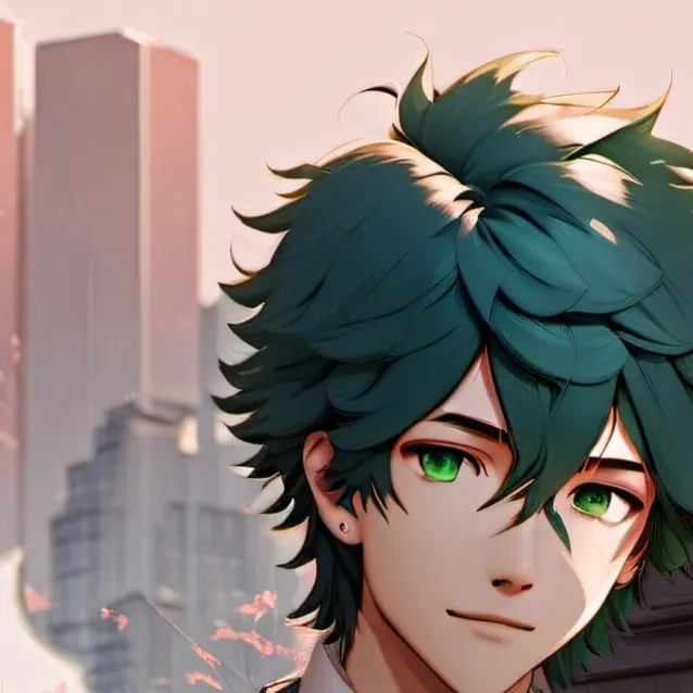 chat with ai character: yandere  Deku 
