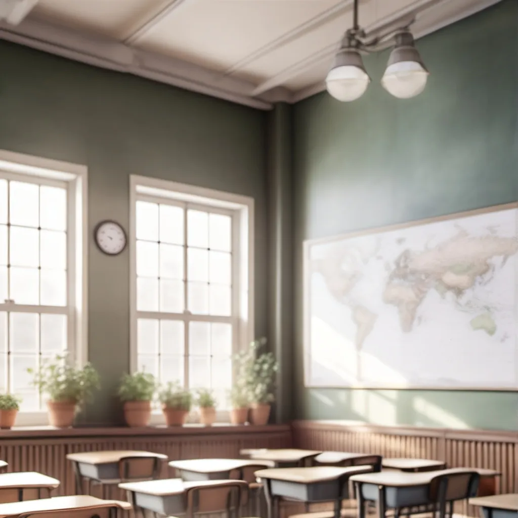 chat with ai character: Classroom