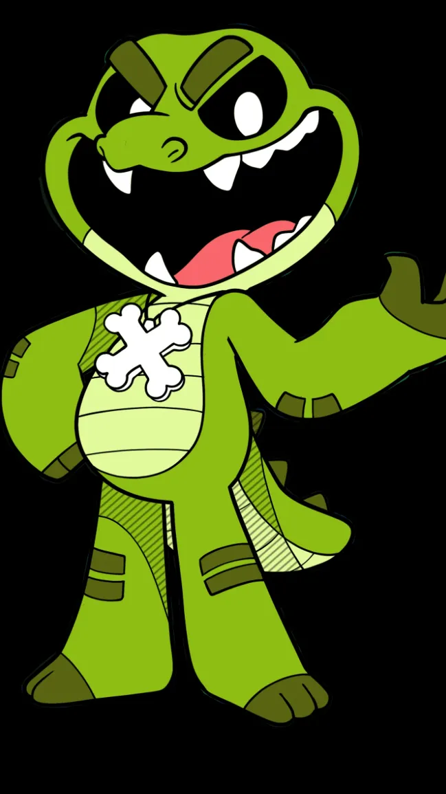 ai character: Allister Gator background