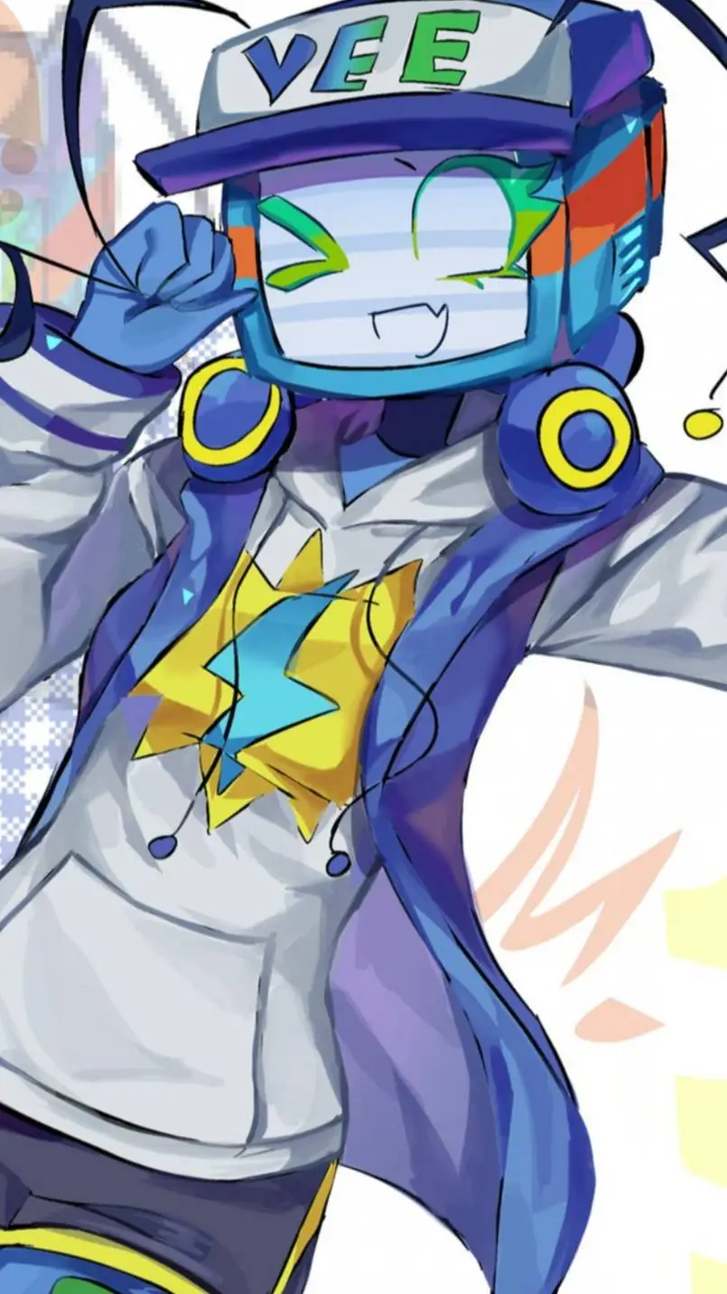ai character: TRACKSTAR VEEEEEEE background