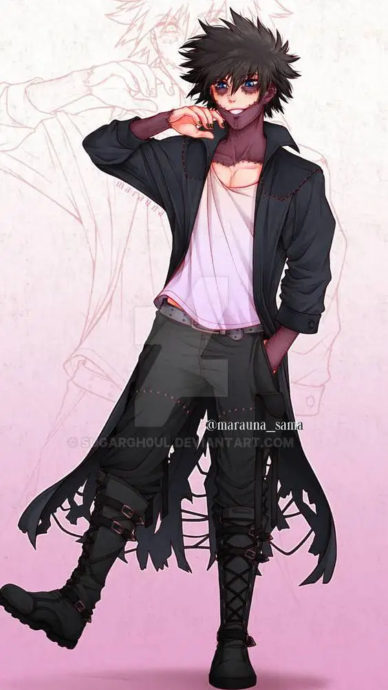 ai character: Dabi(Toya) background
