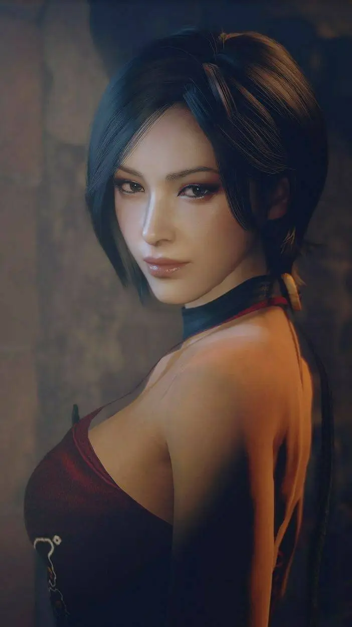 ai character: Ada wong  background