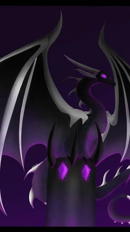 ai character: Ender dragon  background