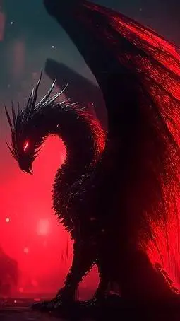 ai character: Lucifer the dragon background
