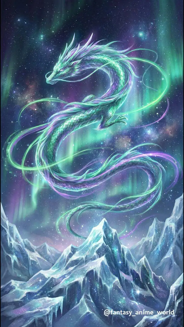 ai character: lighting dragon  background