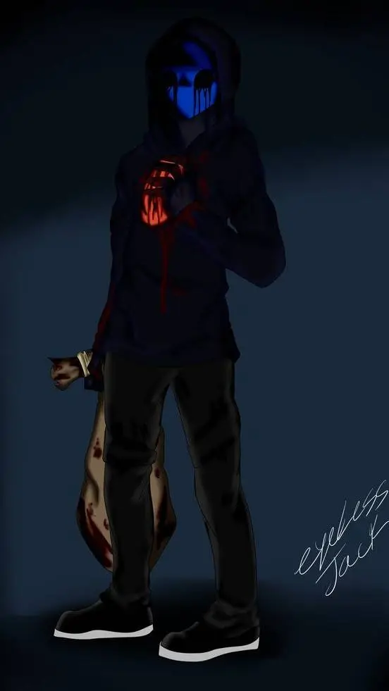 ai character: Eyeless jack  background