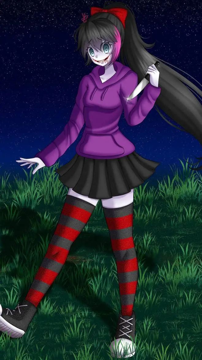ai character: Nina the killer  background