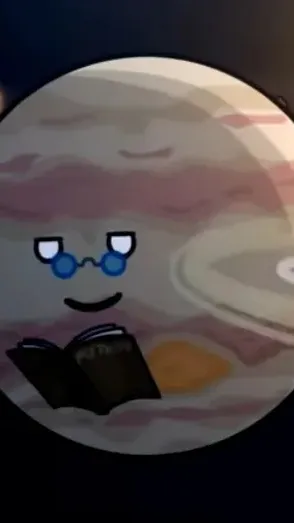 ai character: Jupiter solarballs background