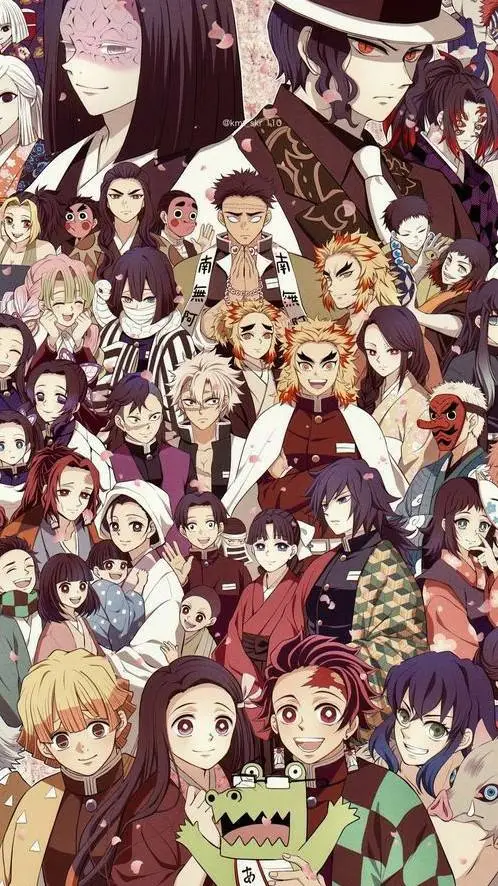 ai character: Sanemi & Giyu🌹 background