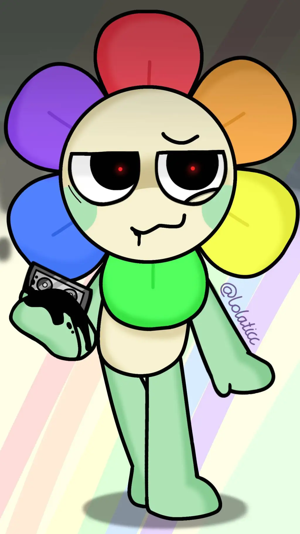 ai character: Dandys world  background