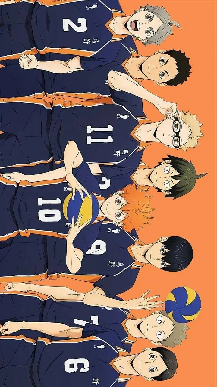 ai character: Haikyu🏐🤍🖤 background