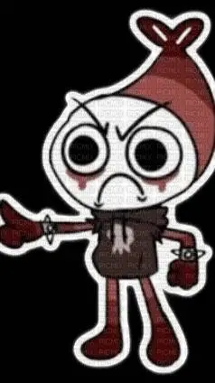 ai character: drunk Shrimpo  background