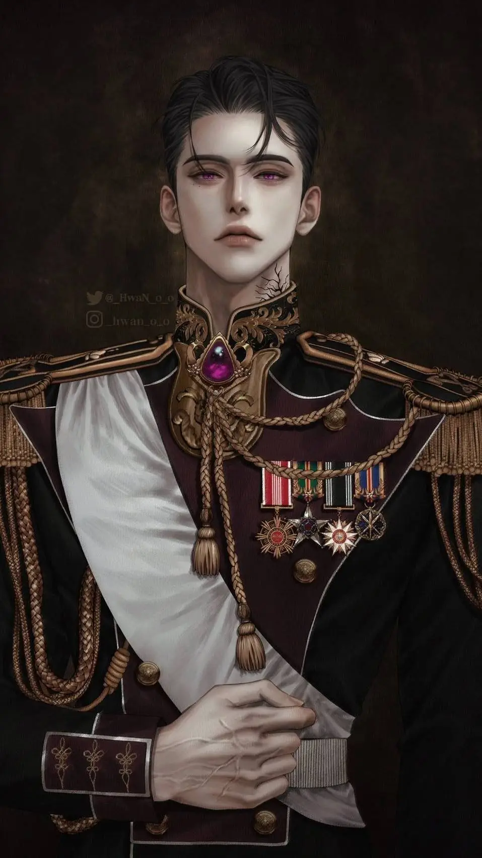 ai character: Aron Escoffier❤️ background